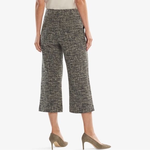 MM LAFLEUR The Pippa Pants Wide Leg‎ Boucle Gray Tweed Cropped 6 - Picture 5 of 16